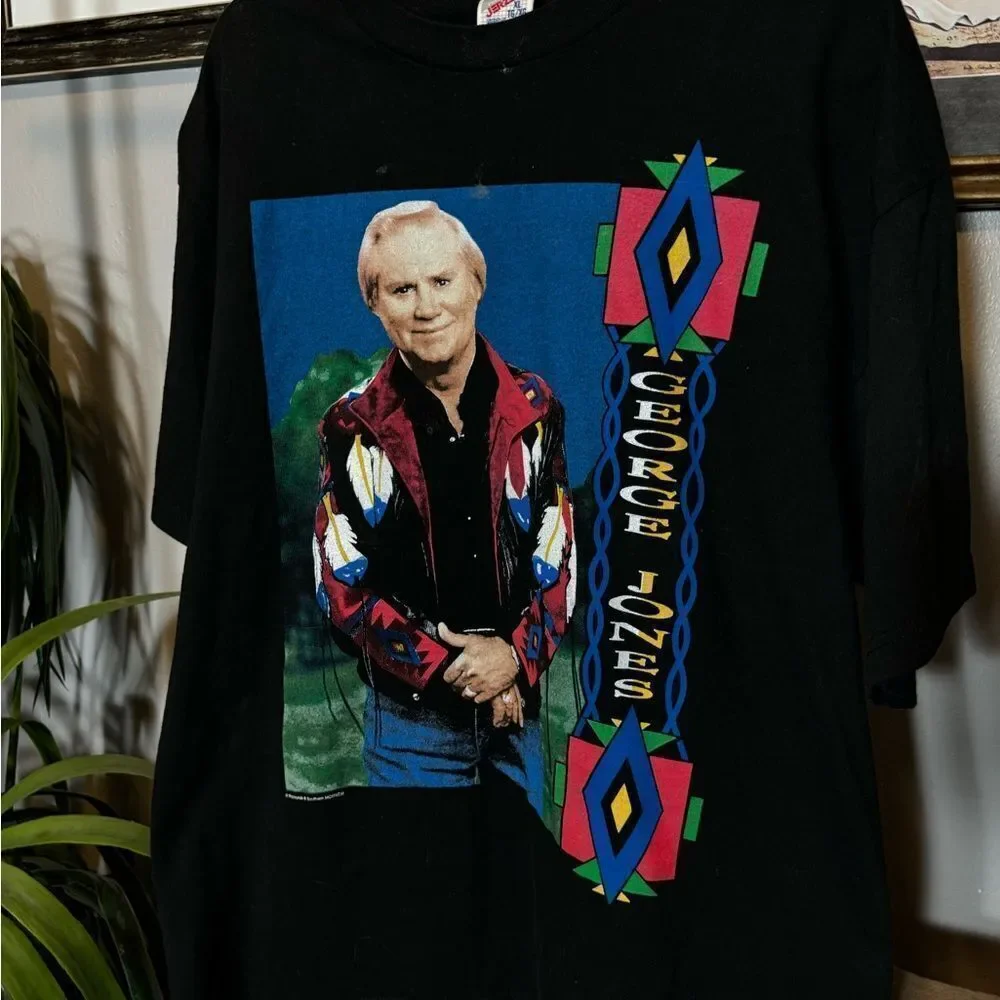 Vintage George Jones Hightech Redneck Shirt